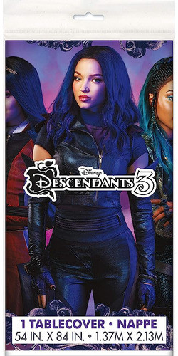 Disney Descendants 3 Cubierta De Plástico Rectangular - 1 Pc 1