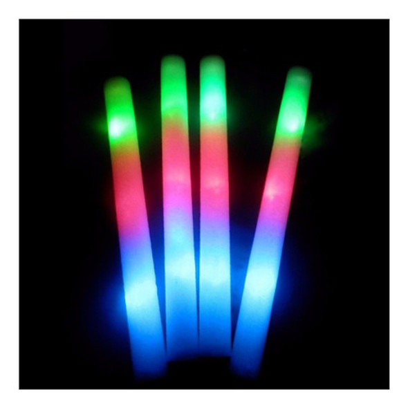 7 Rompecocos Luminoso Barras Goma Esmpuma Cotillon 1