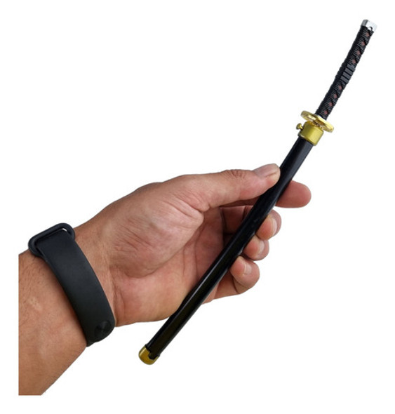 Mini Katana Tanjiro Kamado Presente Fãs Anime Colecionável 1 Mini Katana Tanjiro Kamado Presente Fãs Anime Colecionável 1