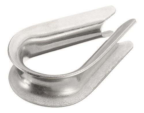 Sapatilha Anilha Linha Pesada Cabo De Aço 5/8pol Em Aço Inox 1
