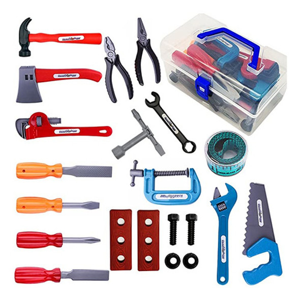 Kejih 21 Piezas Juego De Herramientas De Juguete Para Niño. 0