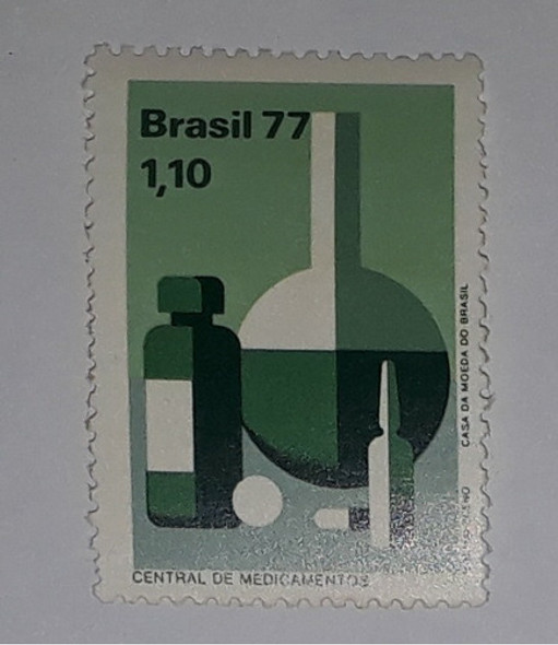 Selo Antigo Central Medicamentos  -  1977 0 Selo Antigo Central Medicamentos  -  1977 0