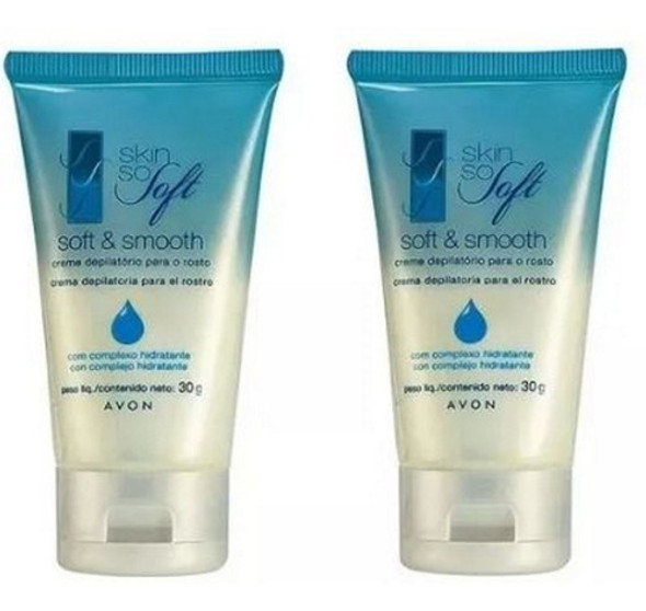 Creme Depilatório Para O Rosto Avon Skin So Soft  Kit C/2 0 Creme Depilatório Para O Rosto Avon Skin So Soft  Kit C/2 0
