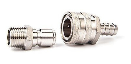 Juego De Desconexion Rapida Acero Inoxidable 1