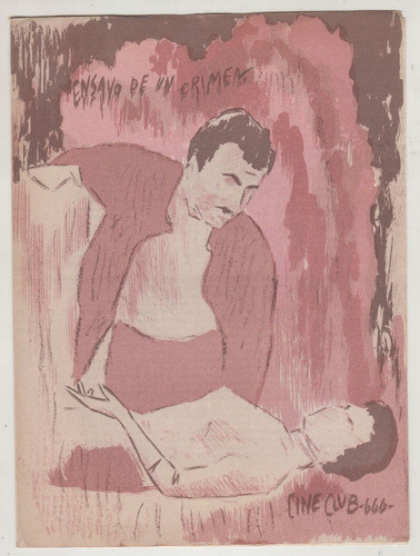 1959 Programa 666 Cine Club Uruguay Arte Tapa Alda S Cabrera 0