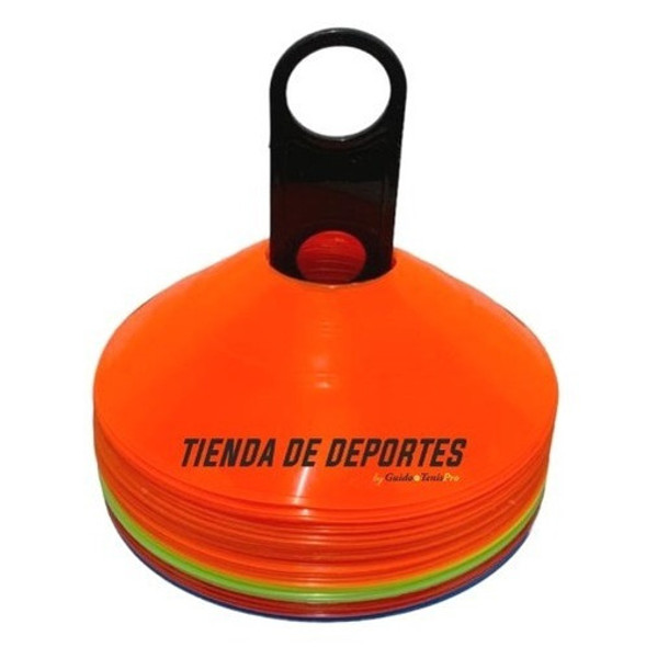 Pack X50 Cono Tortuga Entrenamiento Futbol Rugby Colores 0
