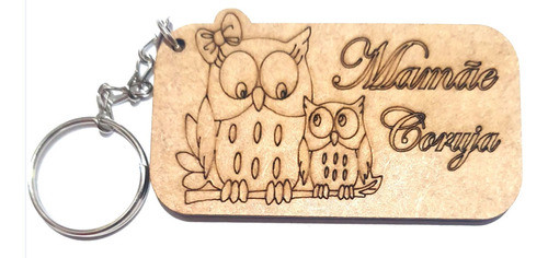 53 Chaveiro Dia Das Mães Mamãe Coruja Lembrancinha 0