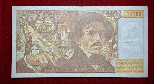 Billete 100 Francos Francia 1991 Pick 154 E.2 E. Delacroix 1