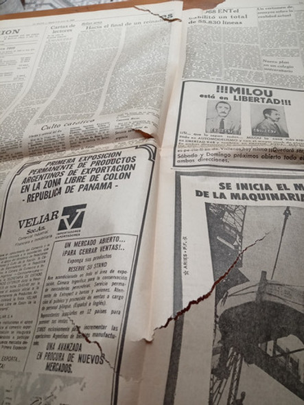 La Nación 4/1/1969 Apolo 8 Aniversario 99 Del Diario Fotos 1 La Nación 4/1/1969 Apolo 8 Aniversario 99 Del Diario Fotos 1