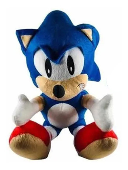 Muñeco De Peluche Sonic 40cm Antialergico 1