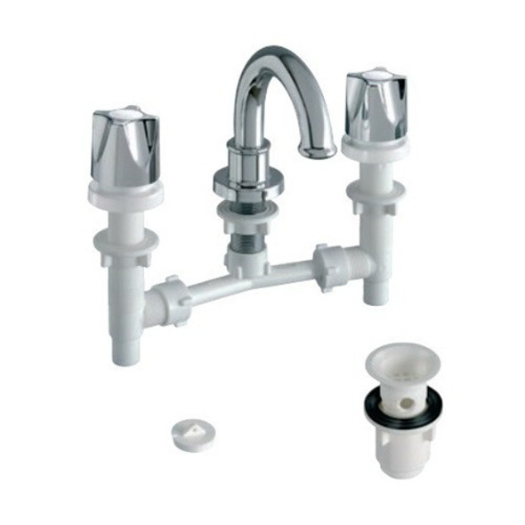 Mezcladora Grifería Lavatorio Baño Cromada Mlcr Itepa 0