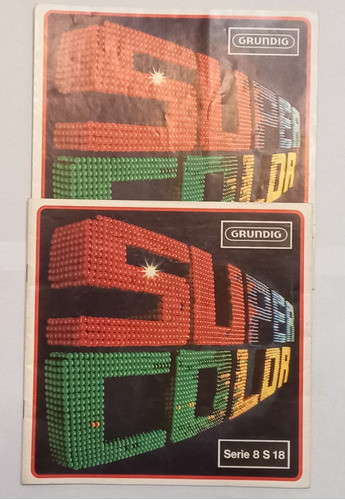 Antiguo Manual De Instrucciones T.v. Grundig Super Color 0