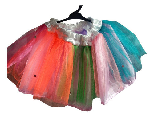 Kit Tutú + Vincha Niña Disfraz Unicornio Multi T3 X12 0