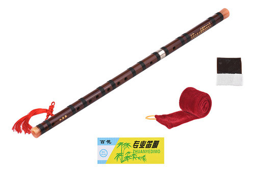 Flauta Chinesa C Dizi Key Instrumento Tradicional Chinês 0