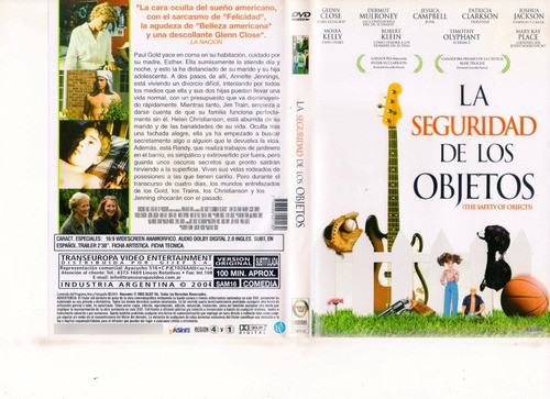 La Seguridad De Los Objetos (2001) - Dvd Original - Mcbmi 0