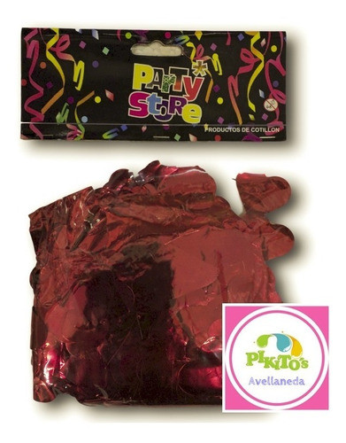 Corazones Metalizados Rojos 50 Grs 0