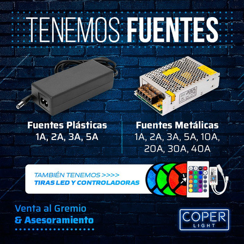 Fuente 12v 5a Plastica Transformador Tira Led Cctv Pack 10 1