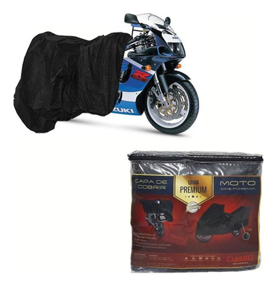 Capa Couro Para Cobrir Suzuki Gsx 750w Srad Com Forro (g258) 0 Capa Couro Para Cobrir Suzuki Gsx 750w Srad Com Forro (g258) 0