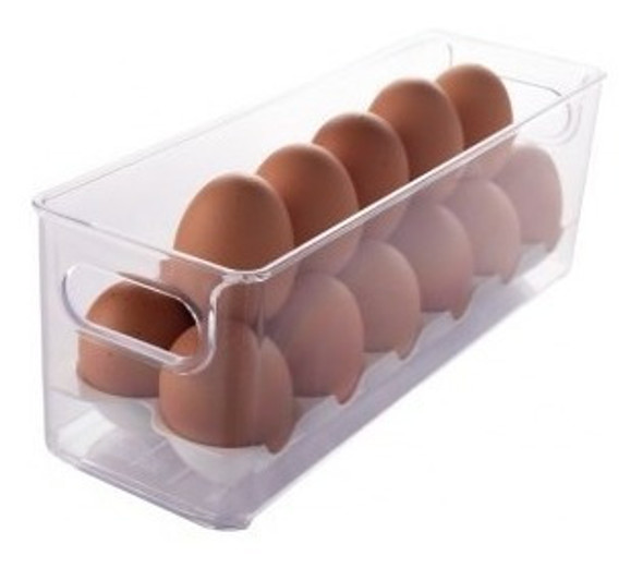 Kit Porta Ovos Plasútil Com Organizador Multiuso 1