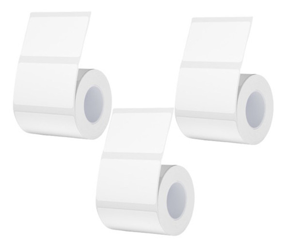3 Rolos Etiqueta Adesiva 50x30mm Niimbot B21 B203 B1 B35 0