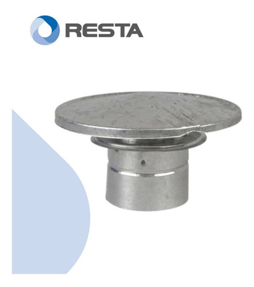 Sombrerete 4 Pulgadas Chapa Galvanizada Doble Aro 1