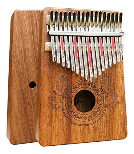 Unokki, Kalimba Piano De Pulgar De 17 Teclas, Regalo Para Mú 0