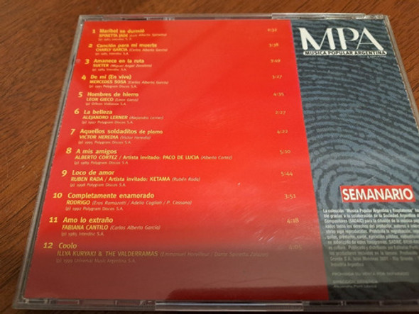 Mpa Musica Popular Argentina Cd 0