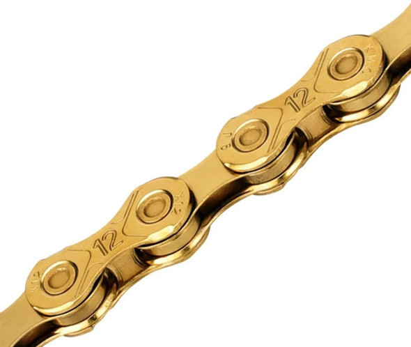 Cadena Bicicleta Kmc X12 Ti-n Gold 12v 126 Esl Missinglink 1