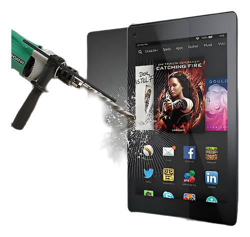 Gorila Templado Vidrio Protector De Pantalla Para Amazon Kin 0