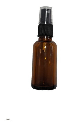 Frasco De Vidrio Ámbar 20ml Tapa C/spray Atomizador X100 0