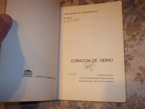 Corazon De Vidrio - Jose Mauro De Vasconcelos 1