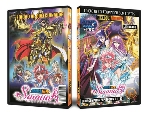 Os Cavaleiros Do Zodíaco - Saintia Shô Série Completa Em Dvd 1