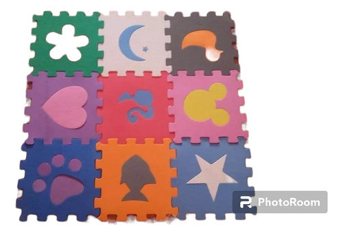 Pisos Encastrables Con Formitas De 90 Cm. X90 Cm, 8mm..!! 1