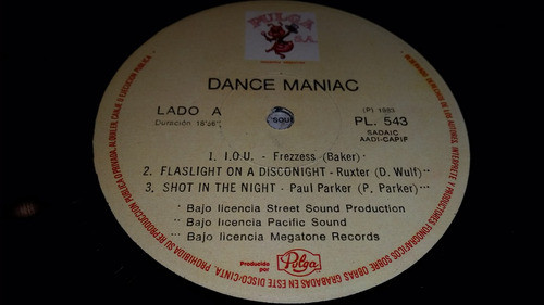 Gapul Dancemaniac Vinilo Varios Vinilo En Buen Estado 1983 1