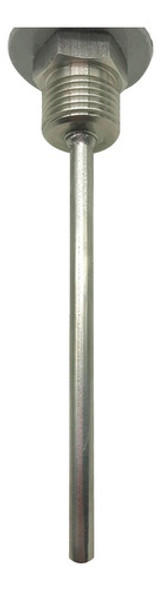 Termopar Pt100 3 Fios Haste 390mm C/ Rosca 1/2 Bsp Cabeçote 1