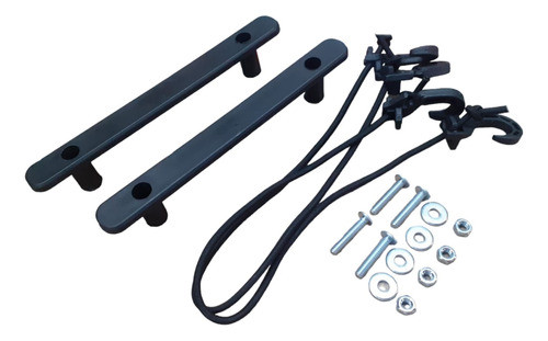 Kit Tensores Y Barras Portaequipajes Topcase Moto Universal 0
