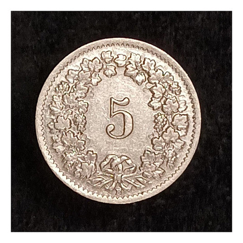 Suiza 5 Rappen 1946 Exc Km 26 1