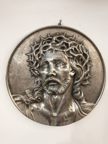 Antiguo Jesús De Antimonio 22 Cm 0