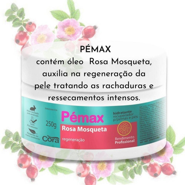 Spa Dos Pés Pémax Rosa Mosqueta Pote 250g Cora 1 Spa Dos Pés Pémax Rosa Mosqueta Pote 250g Cora 1