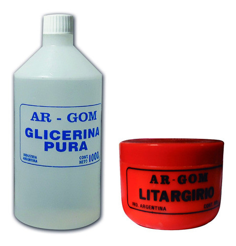 Combo Litargirio Y Glicerina Pura Por 1000 Grs. Cs9117 0