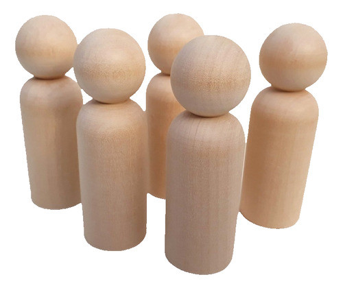 Muñecos De Madera Hombre Pack 20 Pegdolls Waldorf Montessori 0
