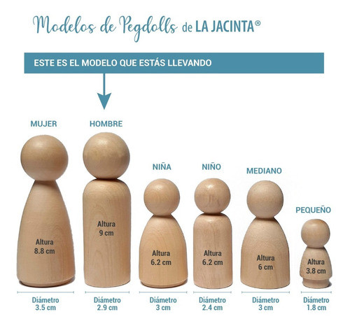 Muñecos De Madera Hombre Pack 20 Pegdolls Waldorf Montessori 1