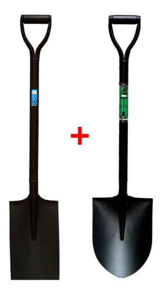 Pala Corazón + Pala Corte Cabo Metal Hermasur® Combo 1