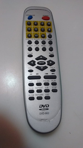 Control Remoto Nuevo C/garantía Dvd Apex Dvd-862 1