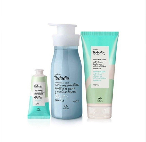 Kit Tododia Flor De Lis 400ml Natura 1