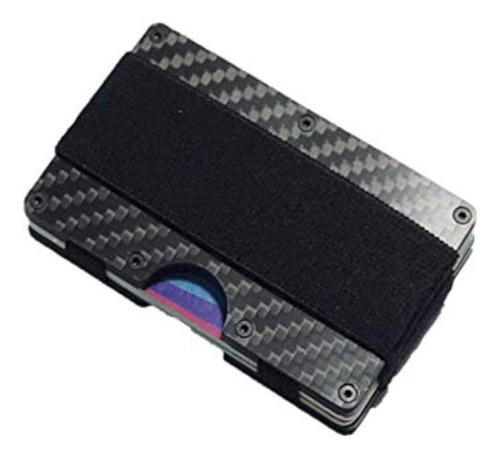 Cartera De Fibra De Carbono Y Organizador De Llaves - Billet 0