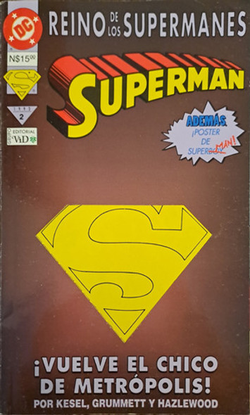 Revista Dc Reino De Los Supermanes Nº 2 Coleccion Año 1993 0 Revista Dc Reino De Los Supermanes Nº 2 Coleccion Año 1993 0