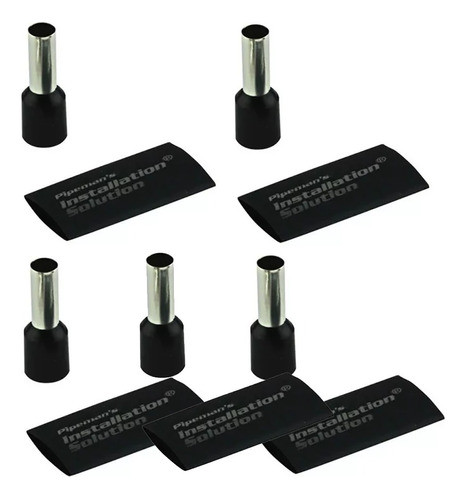 Pack 5 X Terminal Ferrule Puntera 4 Gauge Para Potencia 0