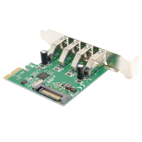 Super Velocidad Perfil Bajo Media Altura 4 Puertos Usb 3.0 P 0