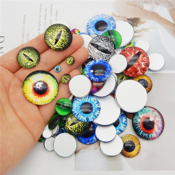 Ojos De Vidio Para Artesania Pack 180u Sutido 6mm-30mm 1